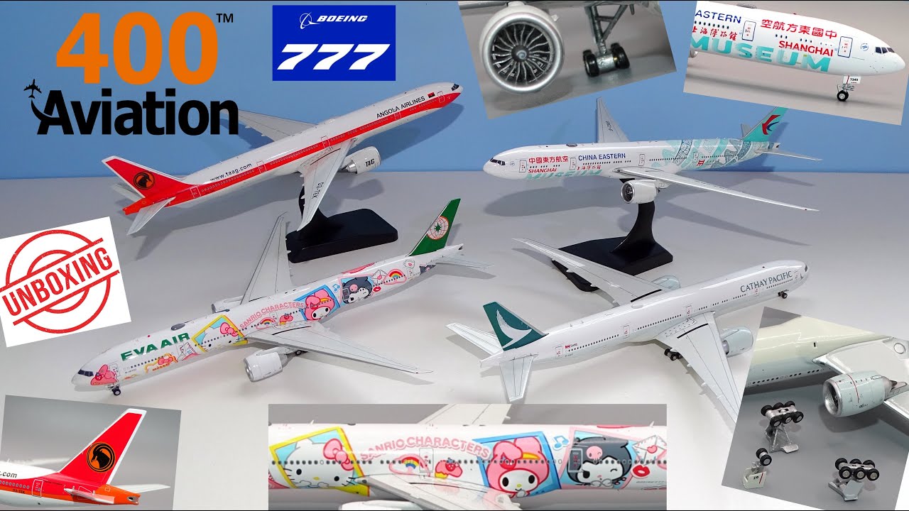 Новый 777-300ER от Aviation400 с магнитным съемным шасси