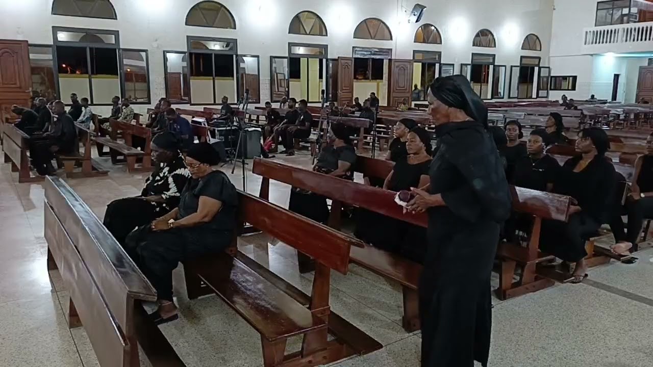 Veillée religieuse du frère N'GBO APOHI PIERRE BERNARD au temple Harriste