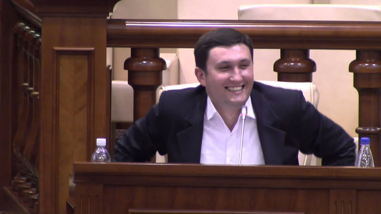 Adrian Candru şi deputatul socialist Odnistalco