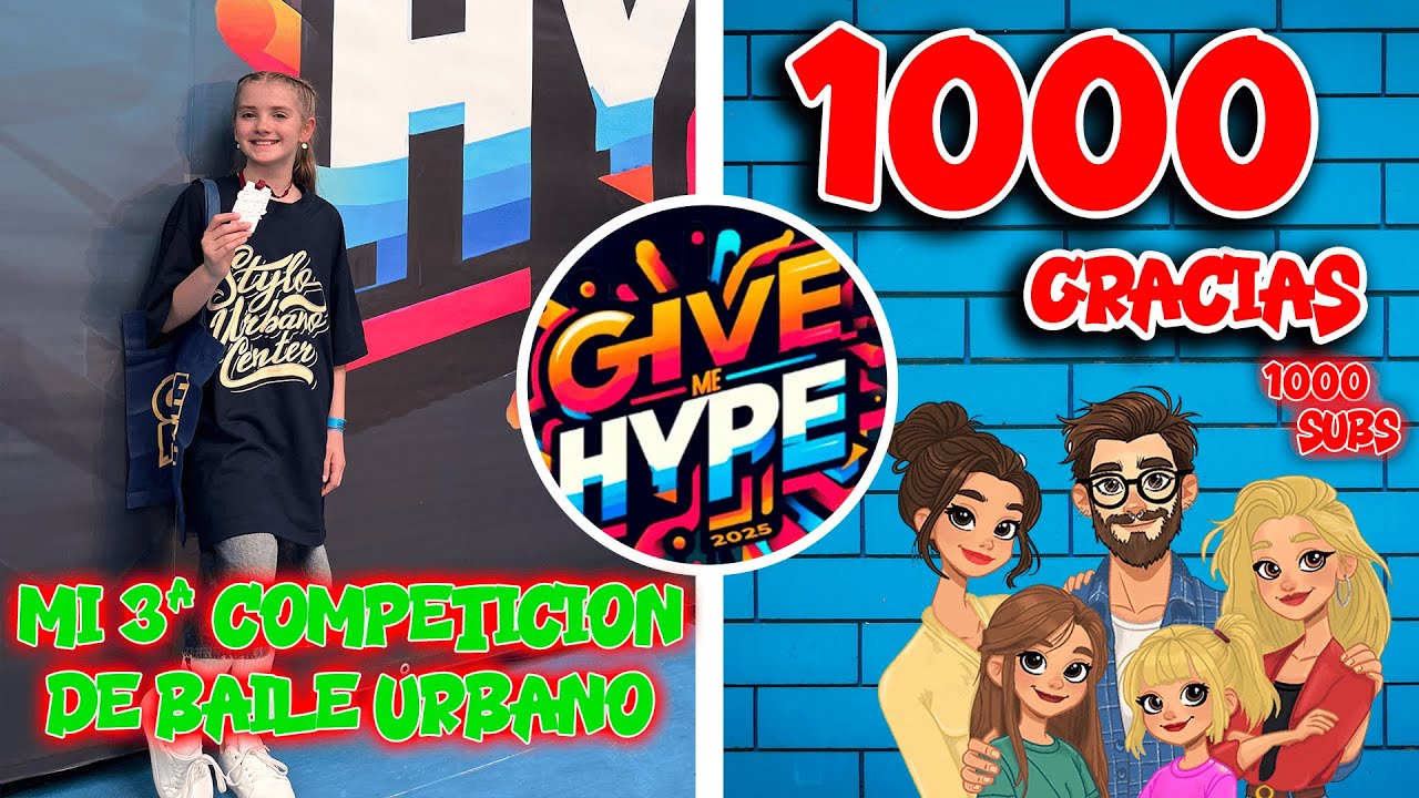 🔥 ¡Llegamos a 1000 SUSCRIPTORES! 🎉 Reacción + Competición de Baile en Give Me Hype 🏆💃
