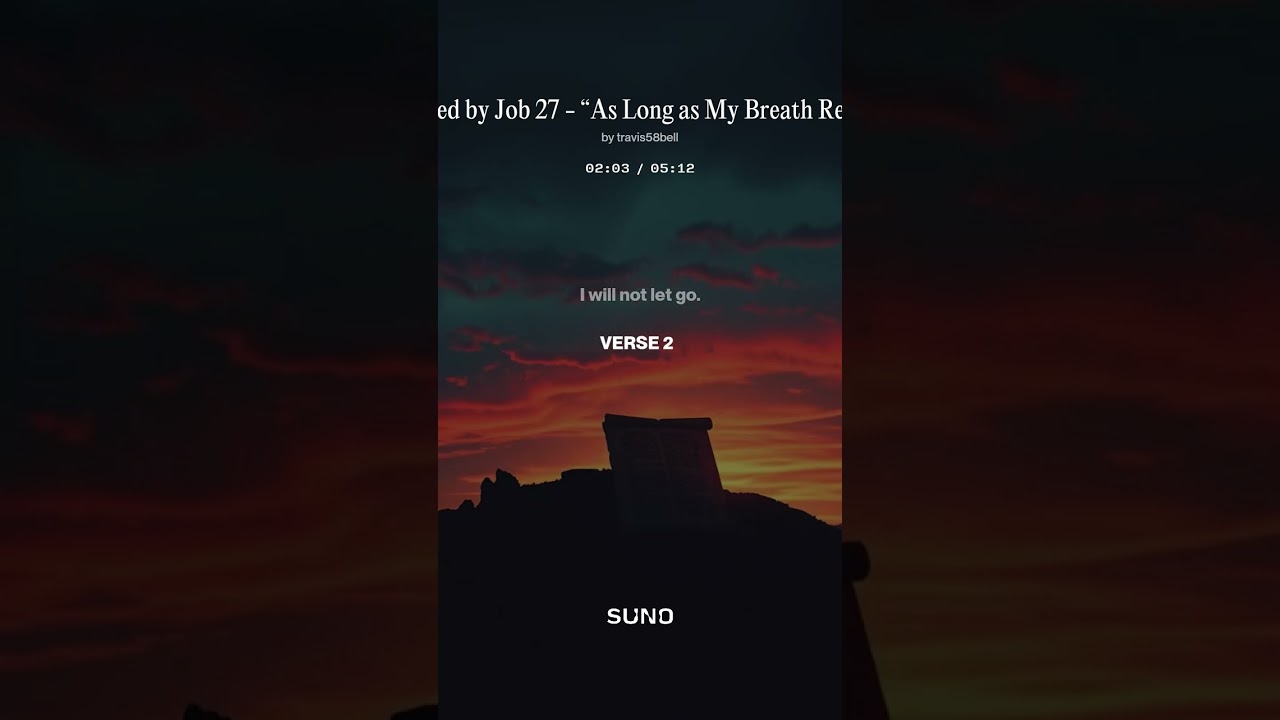 Inspired by Job 27 - “As Long as My Breath Remains” - #postrock #alternativemetal #hardrock #metal