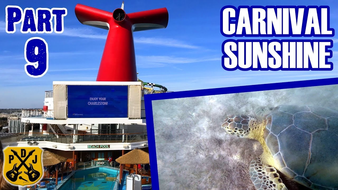 Carnival Sunshine Cruise Vlog 2019 #9 - Baby Beach, Snorkeling, Turtles, Aruba At Night - ParoDeeJay