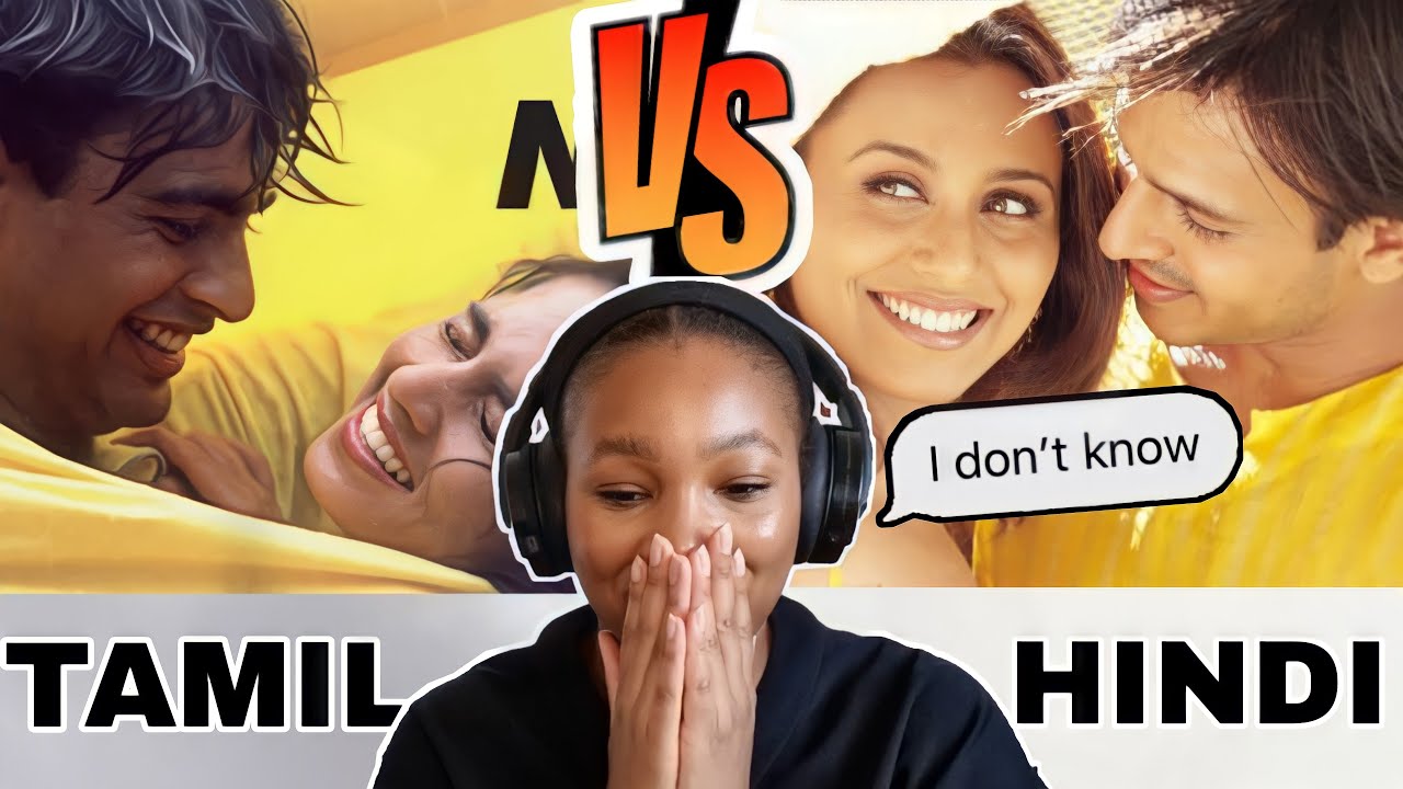 French reacts to PACHAI NIRAME(tamil) vs SAATHIYA (hindi)| WHICH ONE IS THE BEST ?