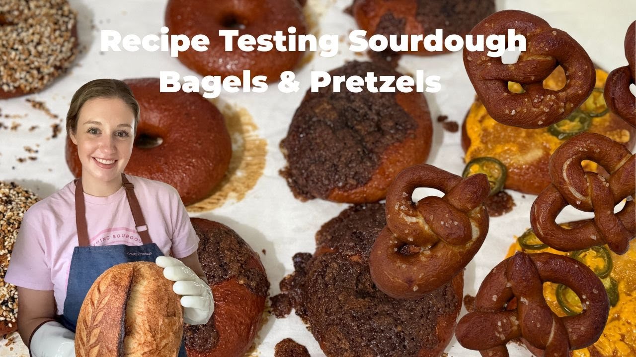 Recipe Testing For My Sourdough Microbakery / Bagels & Pretzels