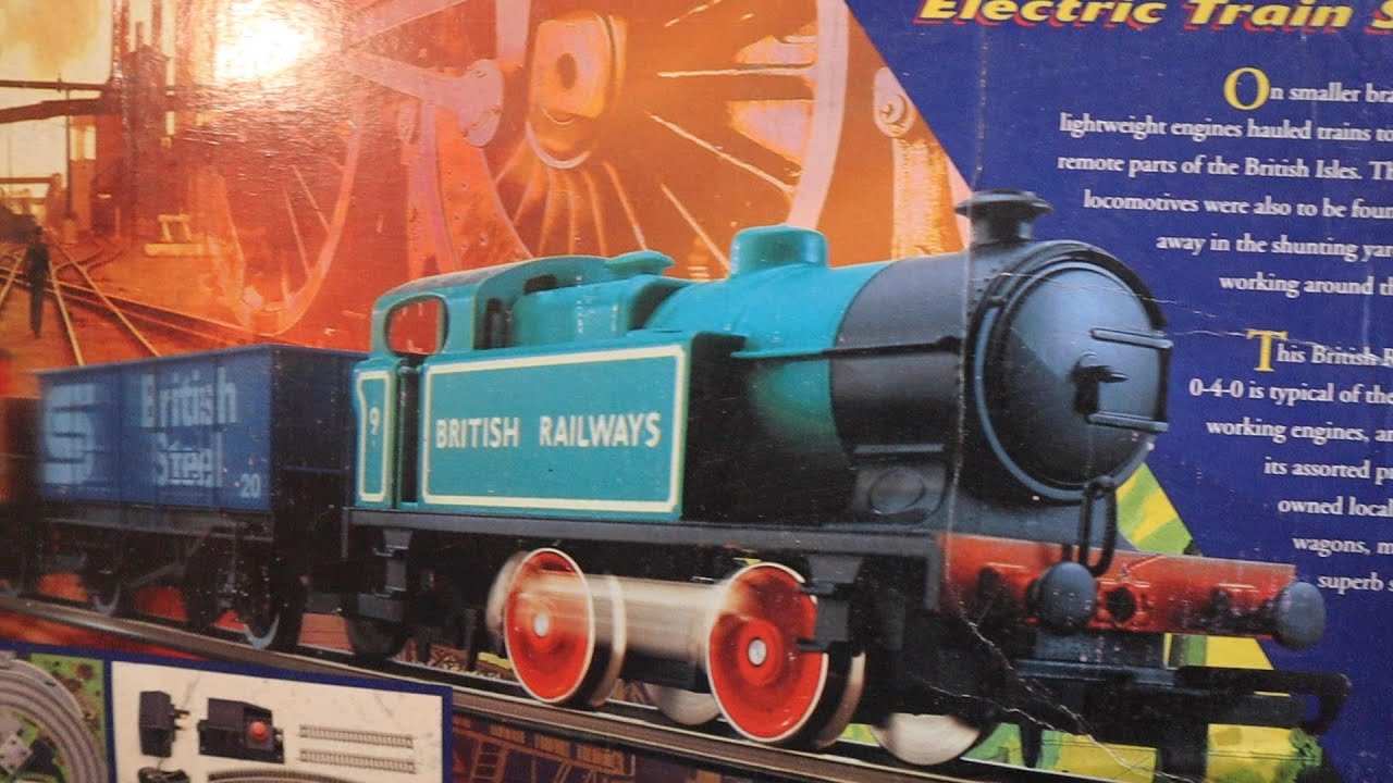 Hornby Train Sets get a run. Saved from a wet leaky shed.