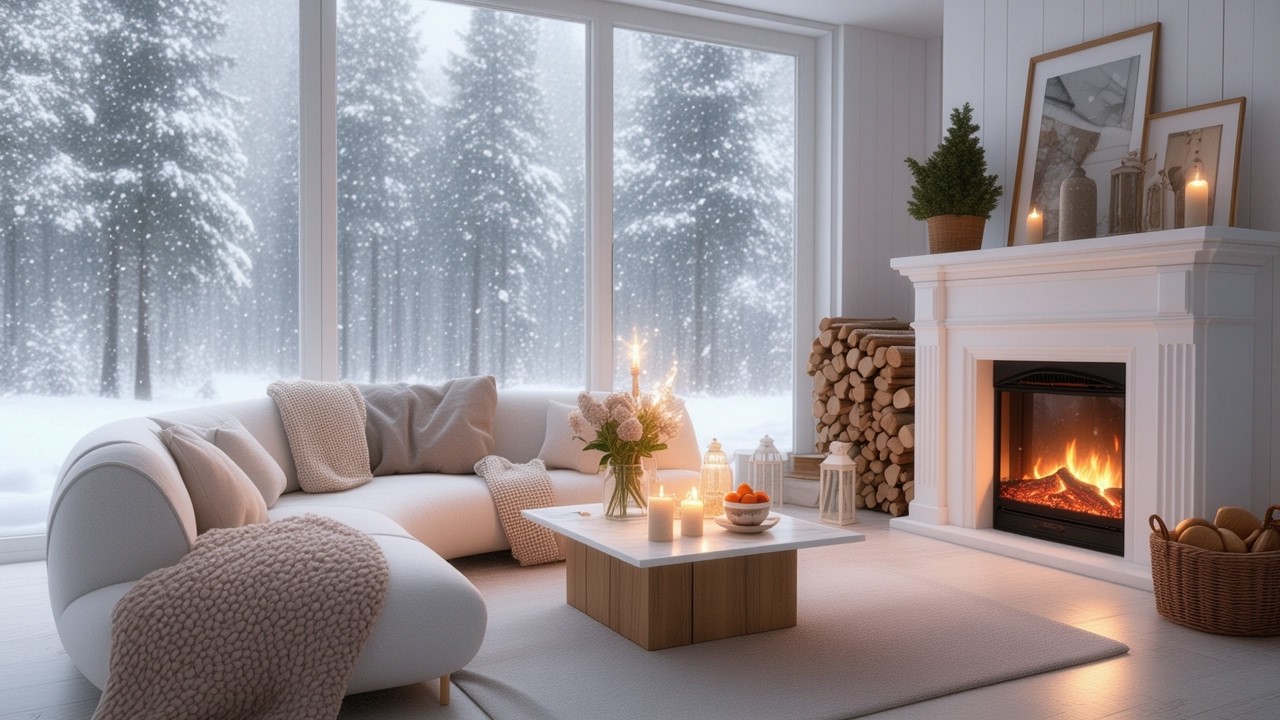 Late Night Winter Jazz 🎶❄️ Relaxing Café Atmosphere for Focus & Chill