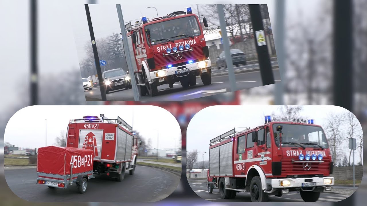 ALARMOWO  458[S]21 GBA 2/16  Mercedes 1016 + 458[S]P21  z OSP KSRG NIEWIESZE