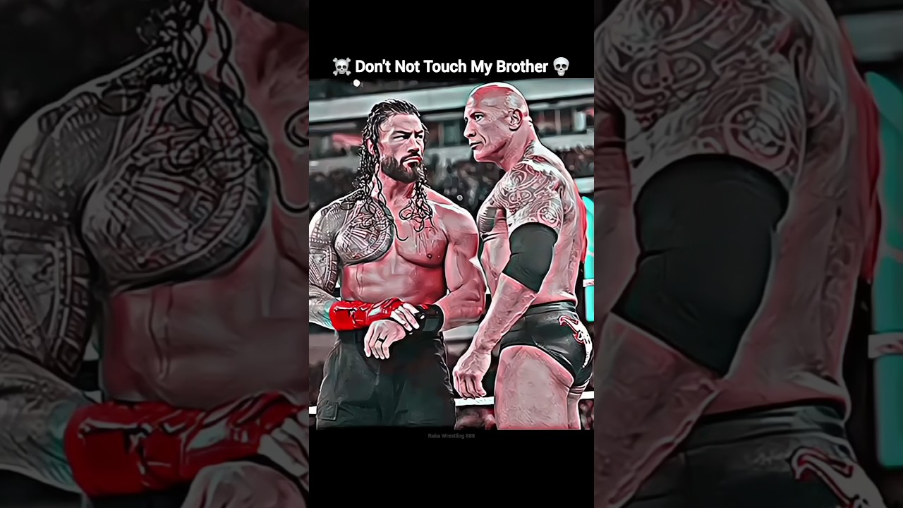 Roman Reigns Don't Touch My The Rock Brother💀☠️| Roman Reigns attitude 😈🤯