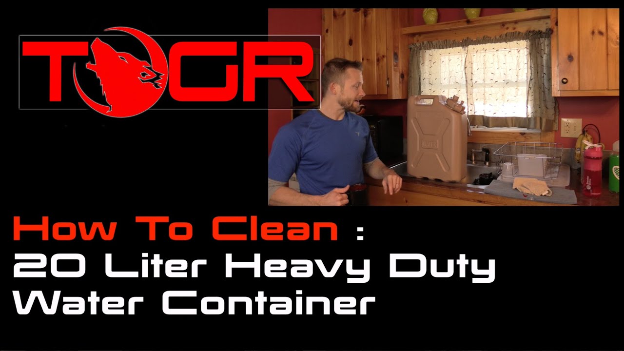 How To Clean : 20 Liter Heavy Duty Water Container