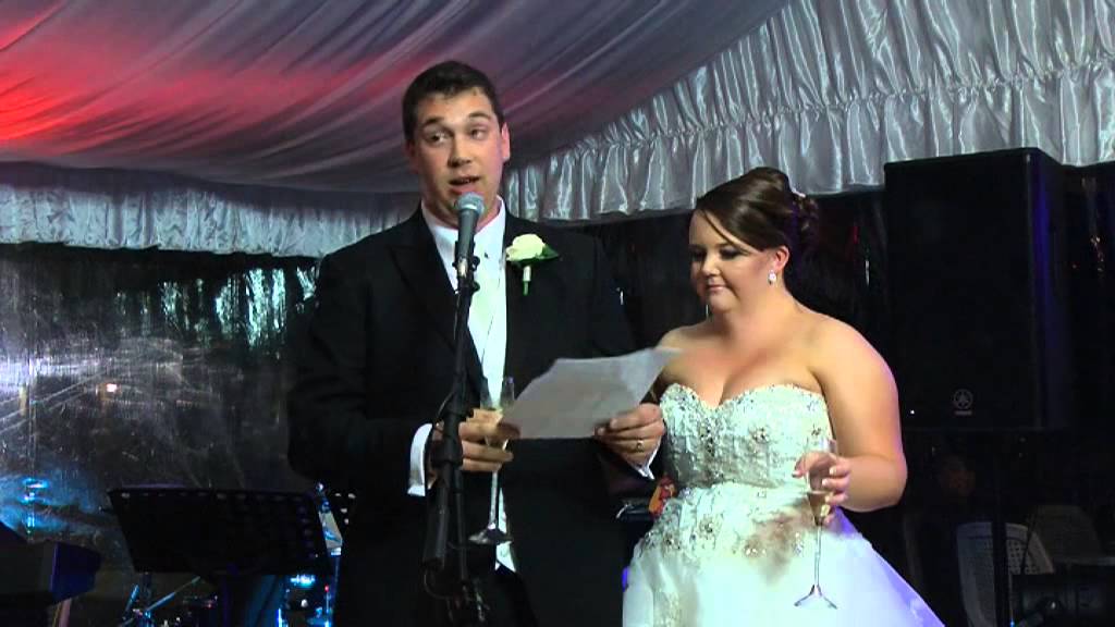 Reception - Speech - The Bride and Groom