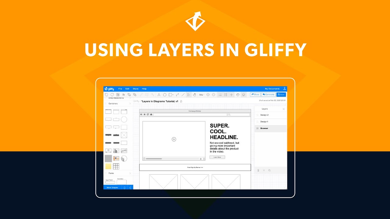 How to Add Layers to Your Gliffy Diagrams | Getting Started in Gliffy