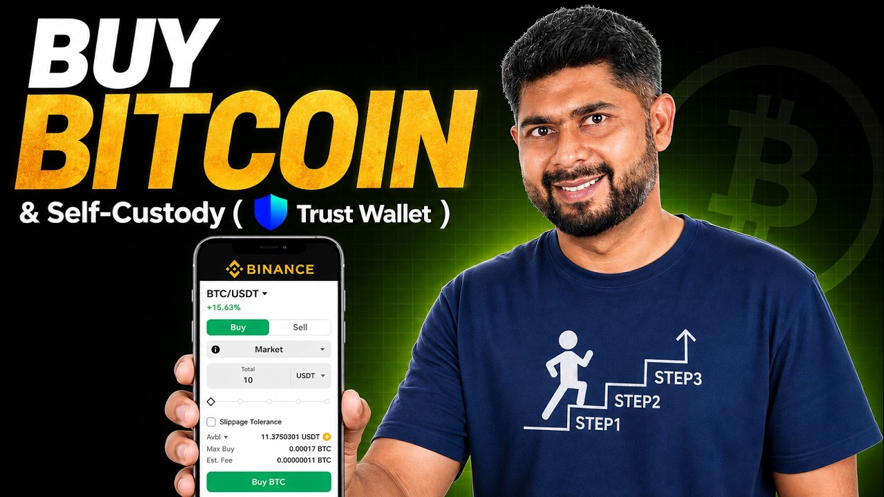 Как купить Bitcoin на Binance и перевести его на Trust Wallet (2026)