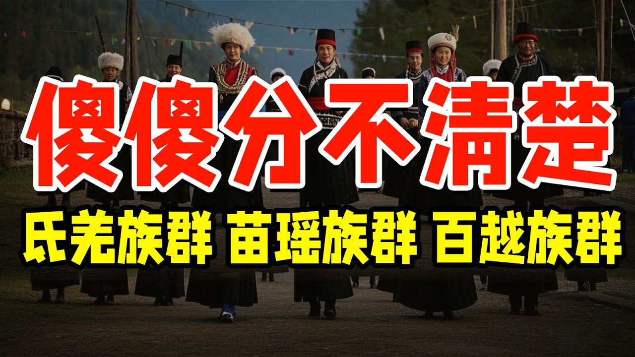 傻傻分不满楚：氐羌族群、苗瑶族群、百越族群