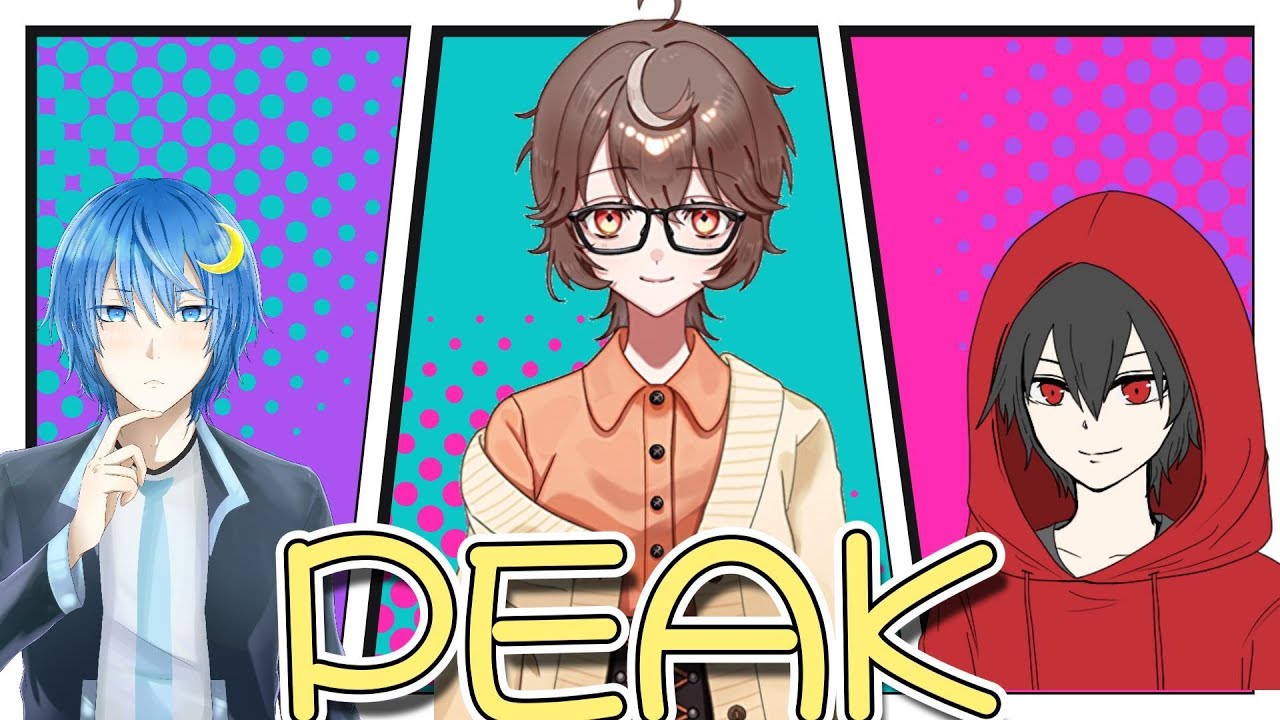 【PEAK】赤、青、橙の3人で山登り！どこまで行けるかな？