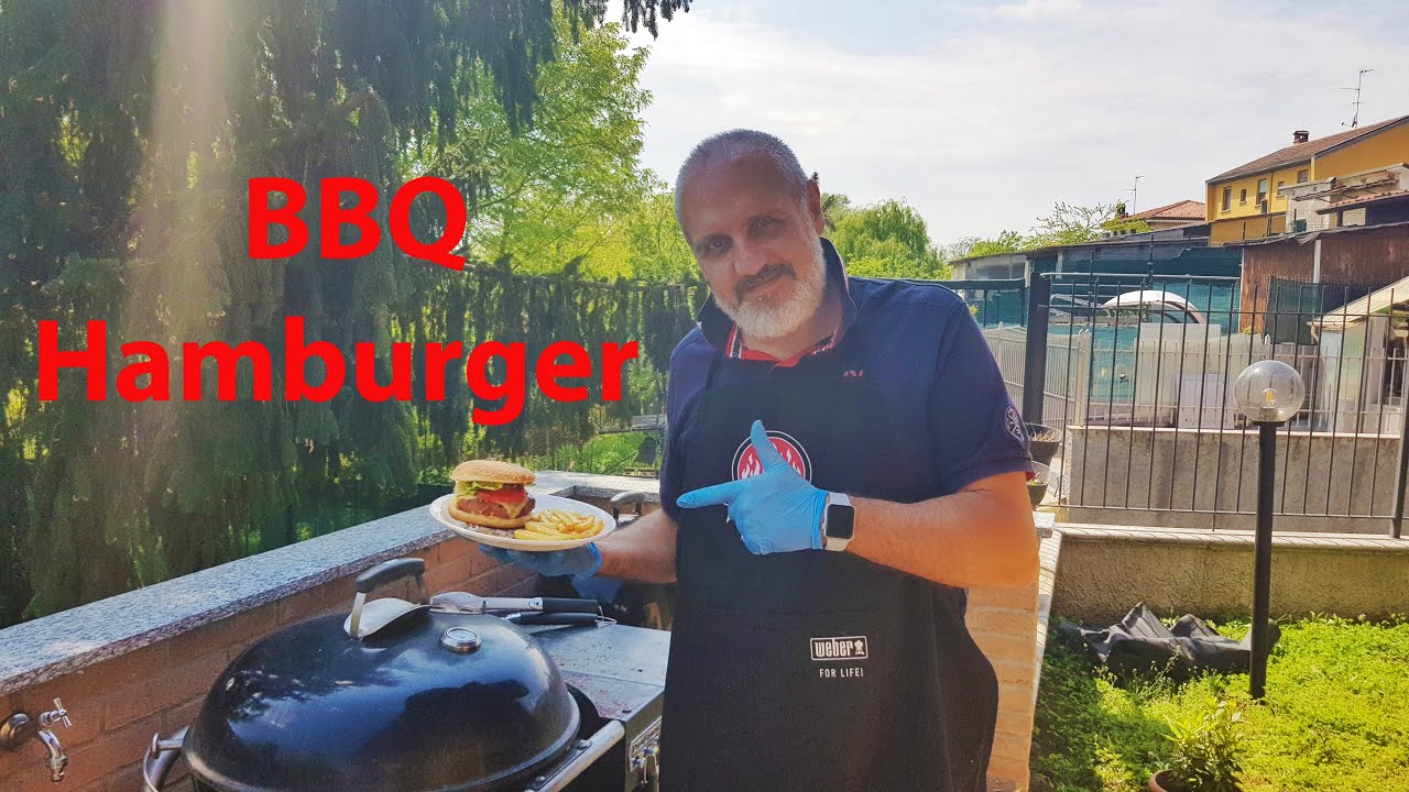 BBQ MAXI Hamburger. BARBECUE
