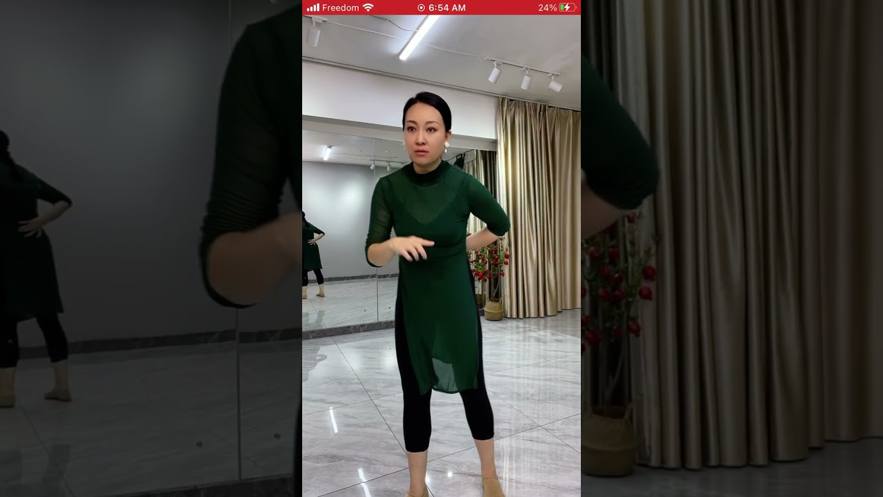古典舞身韵“掰扣步”技术要求—心心老师讲解➕示范