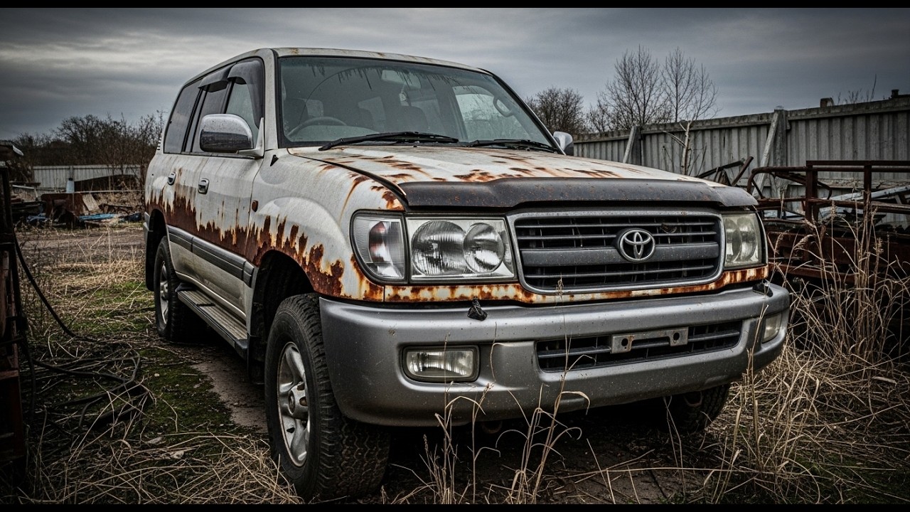 Full Car Restoration: Land Cruiser VX-R Rebuilt After 370,000 KM | Complete Revival