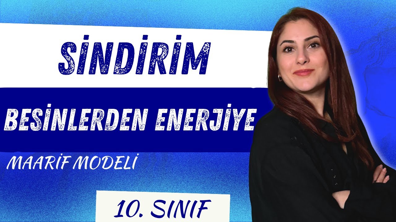 5) SİNDİRİM (BESİNLERDEN ENERJİYE) - 10. SINIF BİYOLOJİ - MAARİF MODELİ