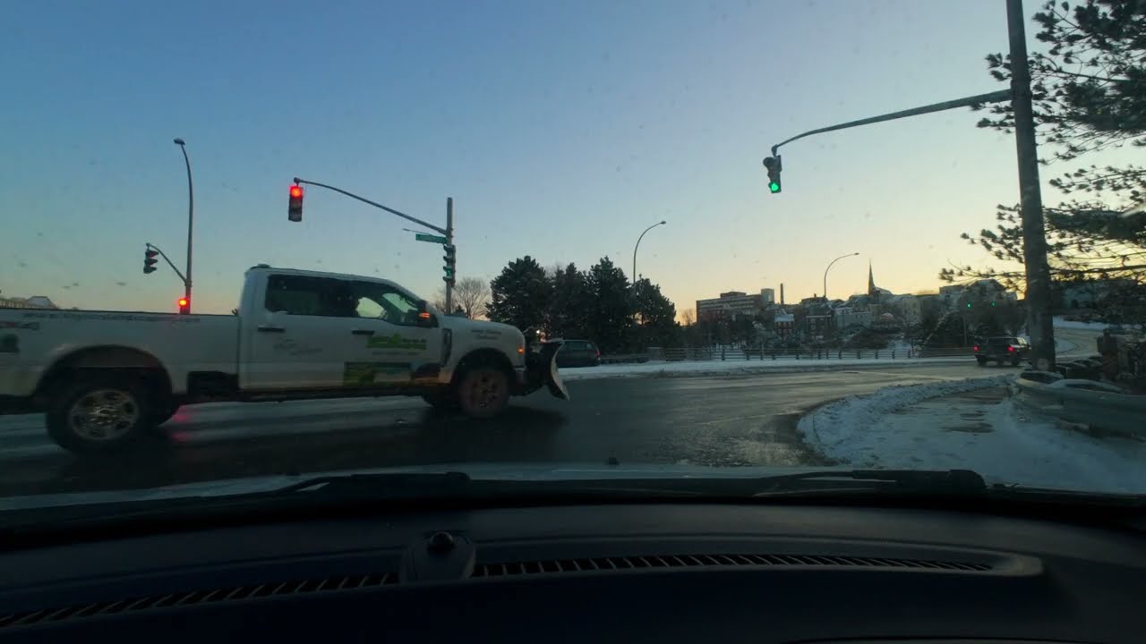 Driving To St. Joseph’s Hospital, Saint John, New Brunswick