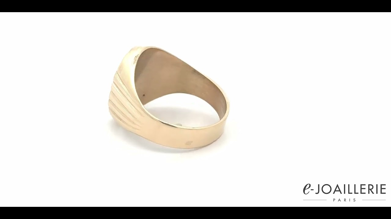 www.e-joaillerie.com - Chevali&egrave;re en or 9 ou 18 carats 13 x 11 mm personnalisable