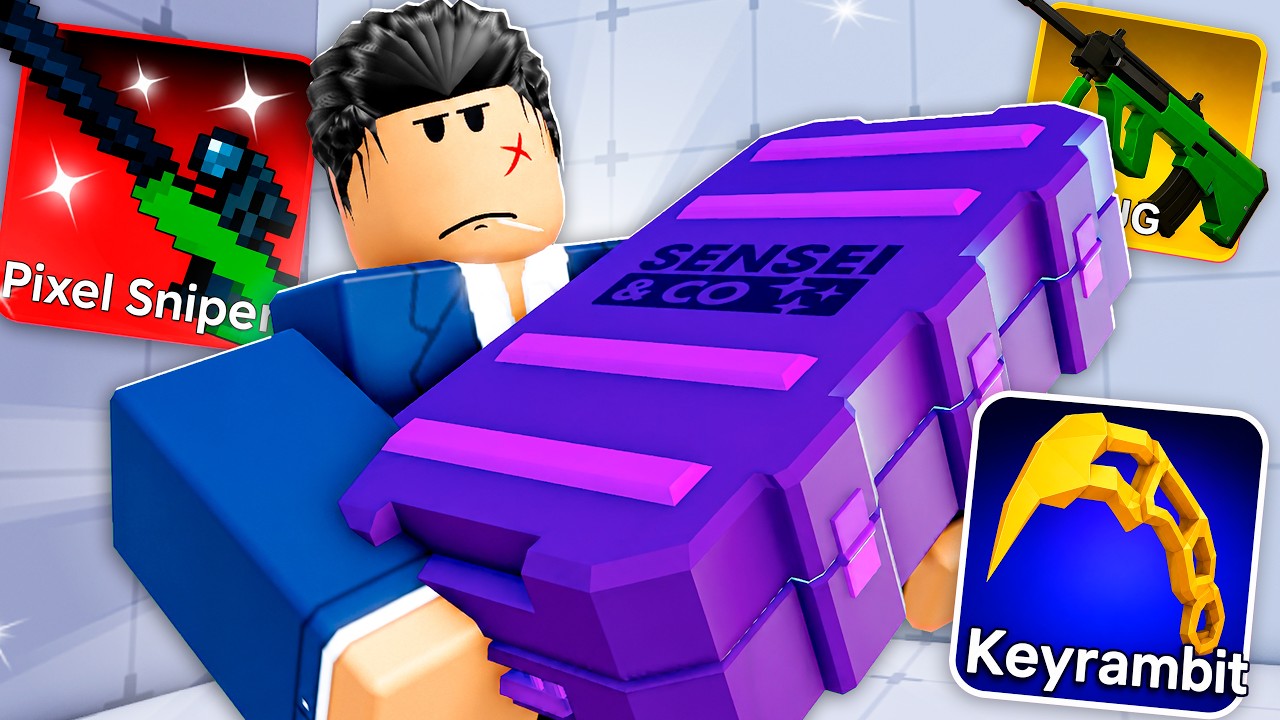 Roblox Rivals, но СКИНЫ решают, с каким снаряжением я играю...