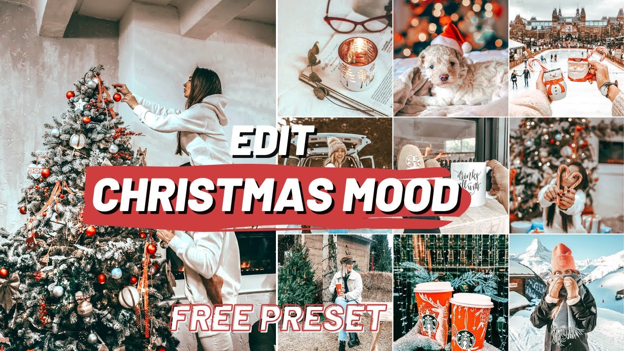 How to Edit Christmas Preset 2021 | FREE Mobile Preset | Give your photos the perfect Christmas look