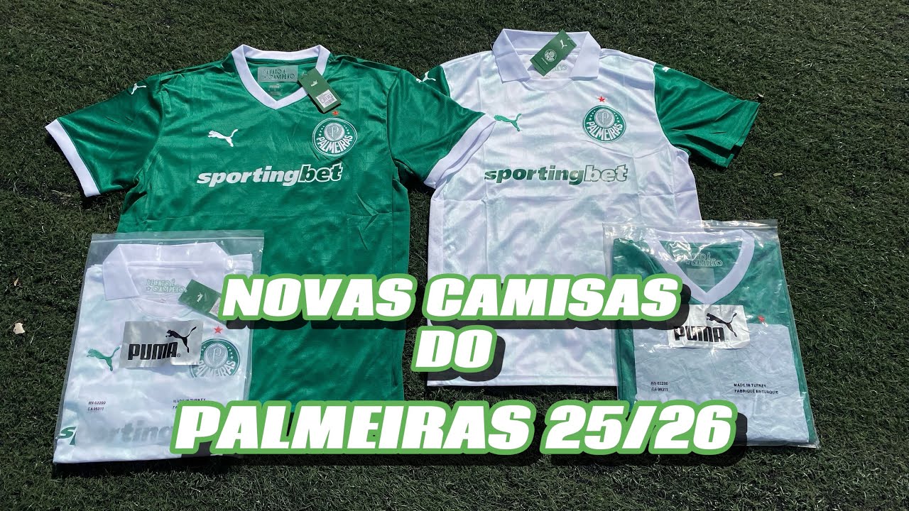 TODOS OS DETALHES DAS NOVAS CAMISAS DO PALMEIRAS 2025/26