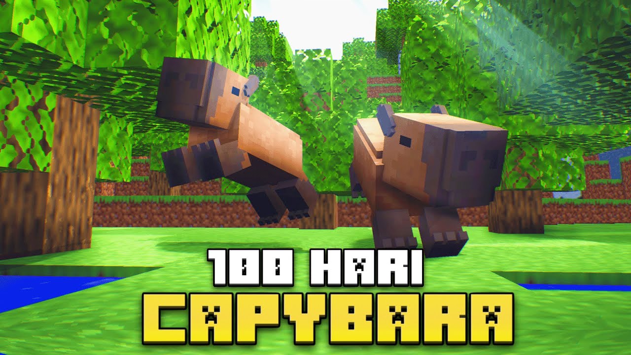 100 Hari Minecraft Capybara