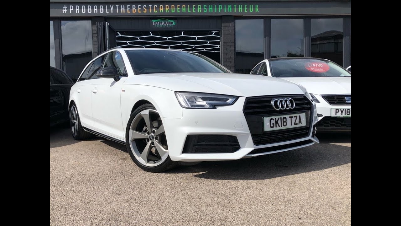 2018 18 AUDI A4 2.0 AVANT TFSI BLACK EDITION 5D 188 BHP