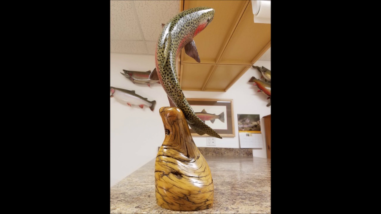 20 Inch Rainbow Woodcarving