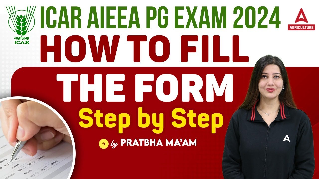 ICAR AIEEA PG Application Form 2024 | How to Fill ICAR AIEEA PG Form 2024 | By Pratibha Mam