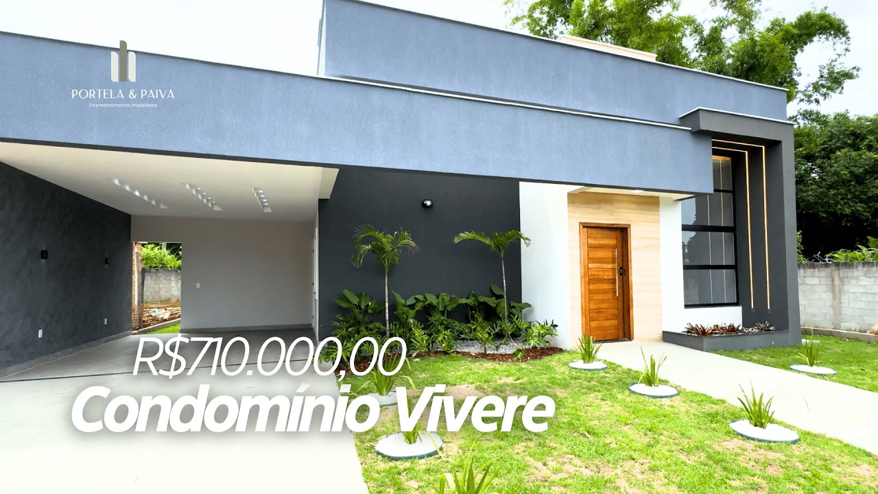 CASA COM FINO ACABAMENTO NO CONDOMÍNIO VIVERE EM MARICÁ