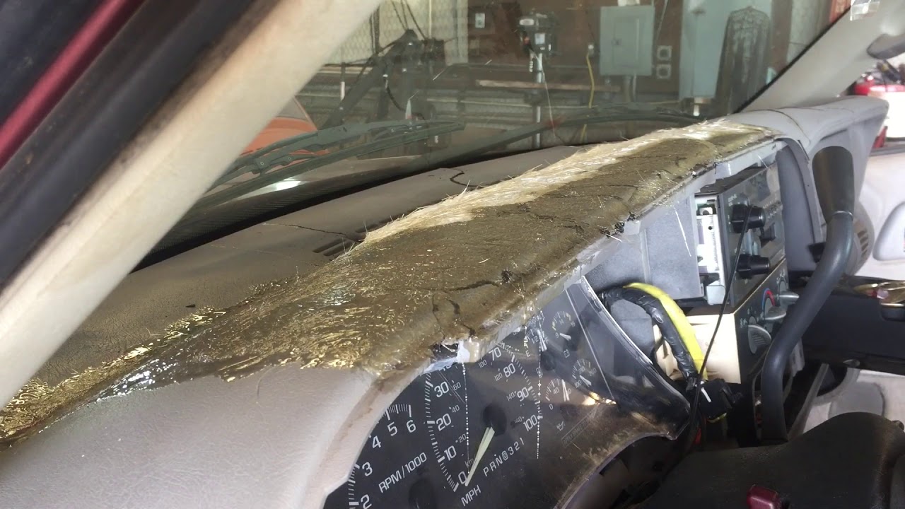How to fix/repair broken and cracked dashboard for a 1995-1998 Chevy/GMC 1500,2500,3500