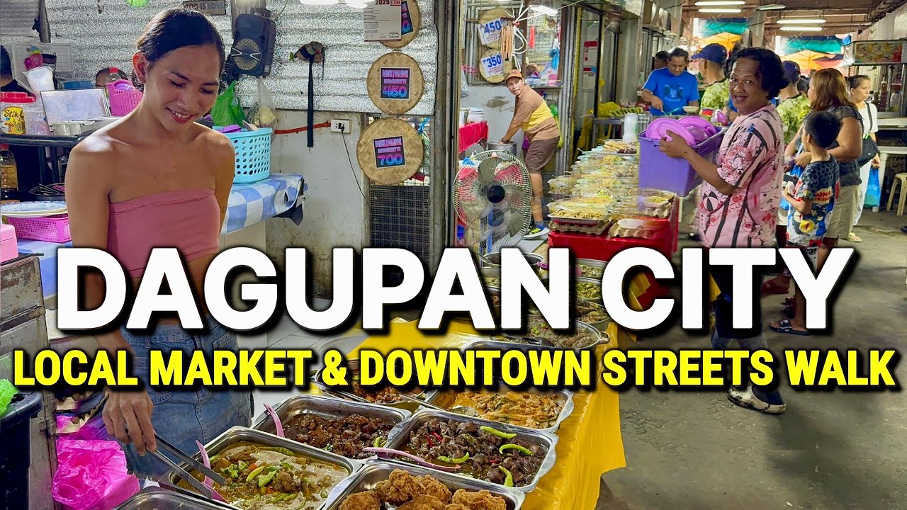 Dagupan City PHILIPPINES 2026 🇵🇭 Downtown Food Markets & Streets Walking Tour in Pangasinan