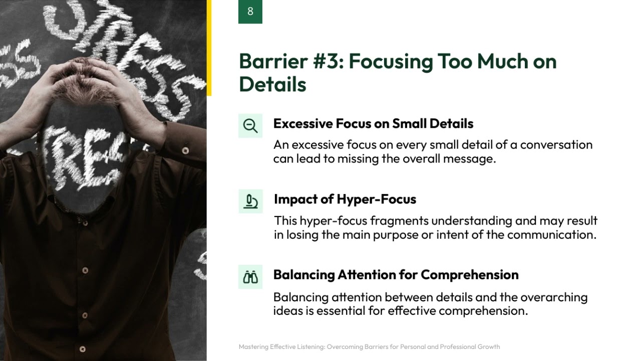 Barriers to Effective Listening Skills