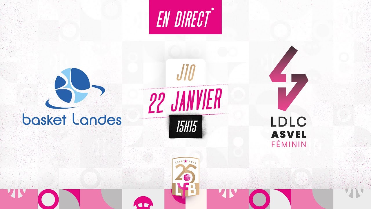 LFB 2022-2023 | J10 Basket Landes - Lyon | Match complet