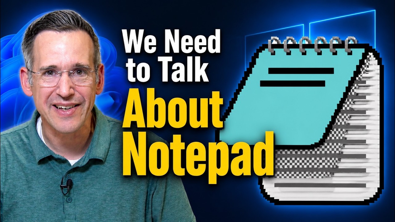 Let's Talk About Windows 11's Bloated Notepad and a Fix!