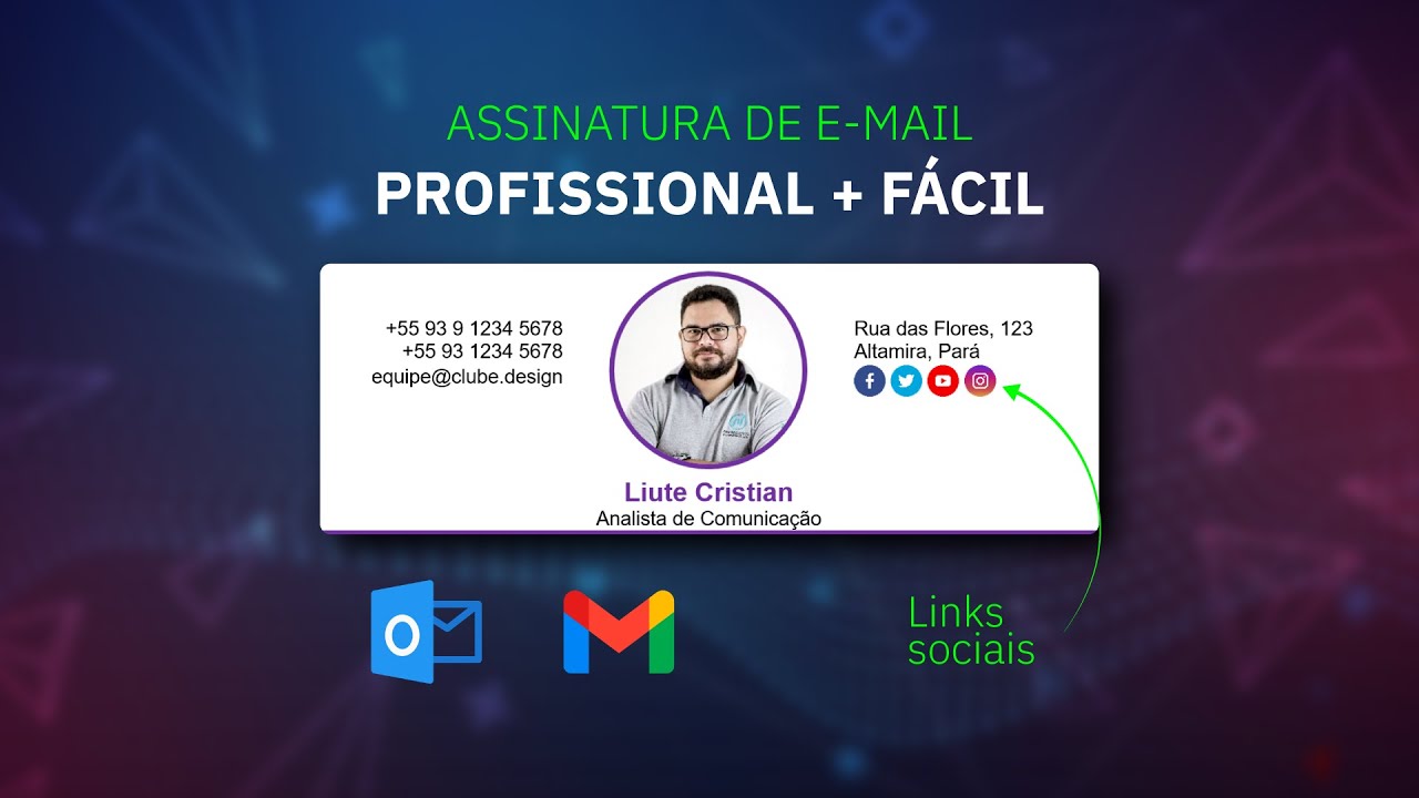 Como criar uma assinatura de e mail criativa profissional em 2023