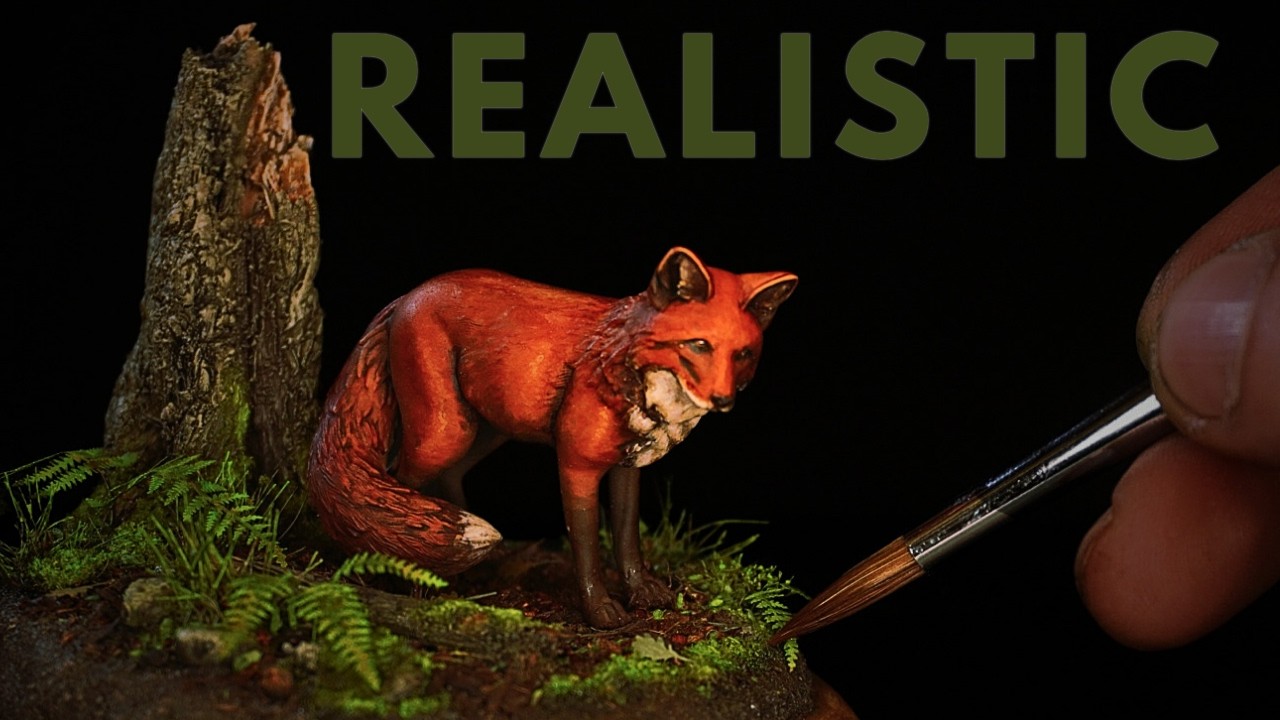 Building a Woodland Fox Diorama