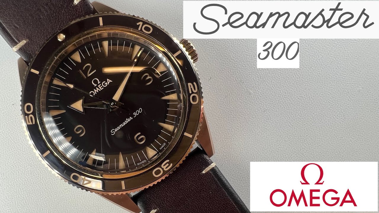 Omega SeaMaster 300 Бронза Золото