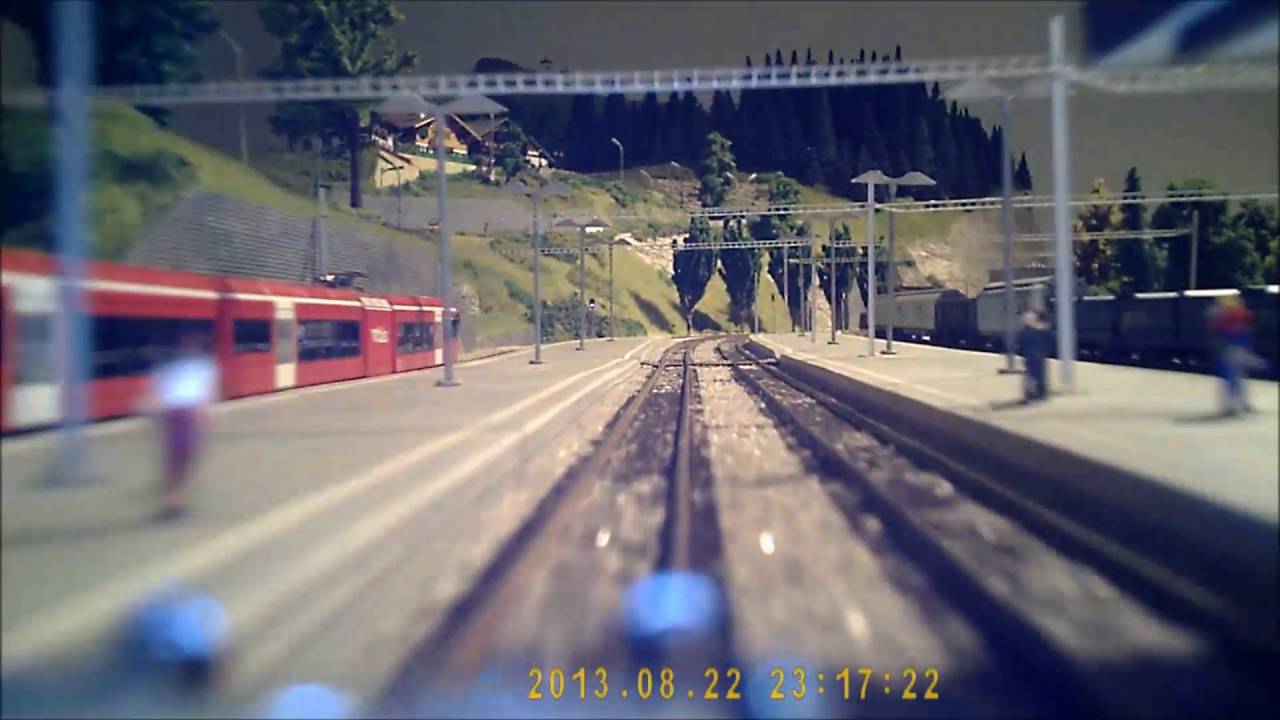 Modellbahn Thema BLS Spur N Kamerafahrt