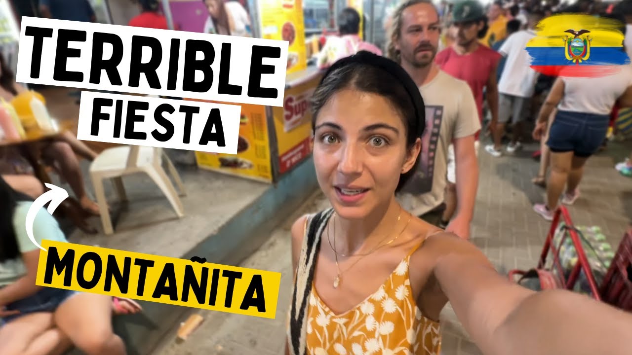 😳👉Visitamos la CIUDAD que NUNCA DUERME ¿Cómo es la FIESTA?👀 - Montañita Ecuador