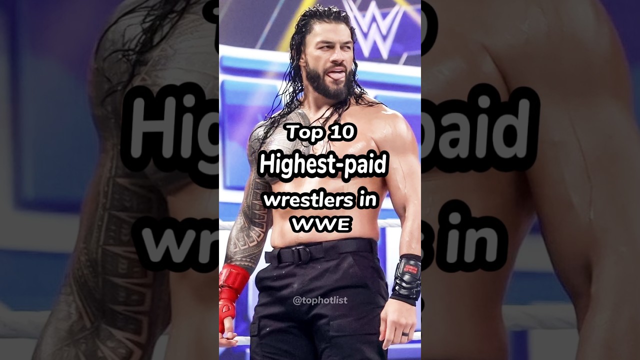 Top 10 Highest-Paid WWE Wrestlers in 2024 #top10 #wwe
