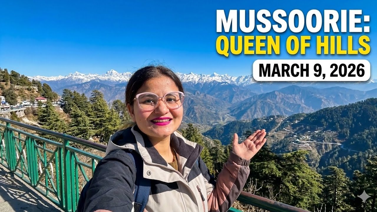 Mussoorie-Queen of Hills | March 9, 2026| #mussoorie #mallroadmussoorie #hillstation #dailyvlog 