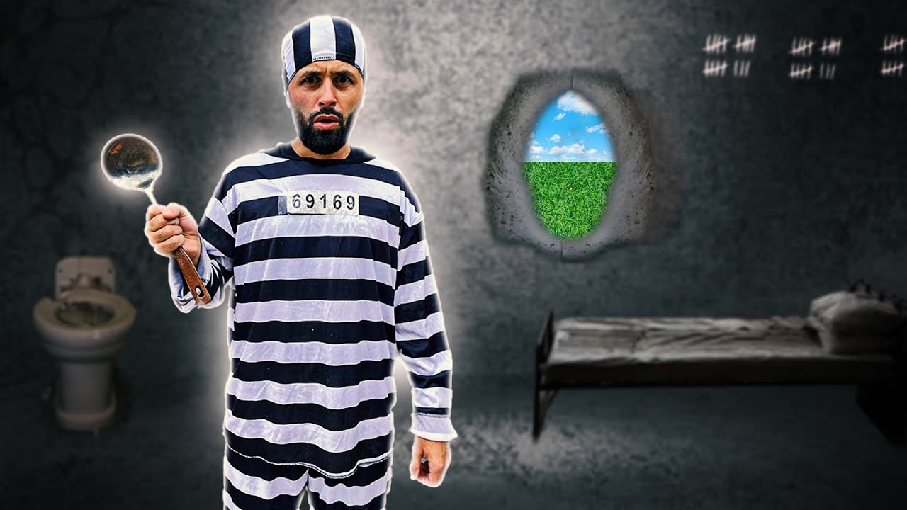 Am evadat dintr-o inchisoare cu o lingura ! *PRISON CHALLENGE*