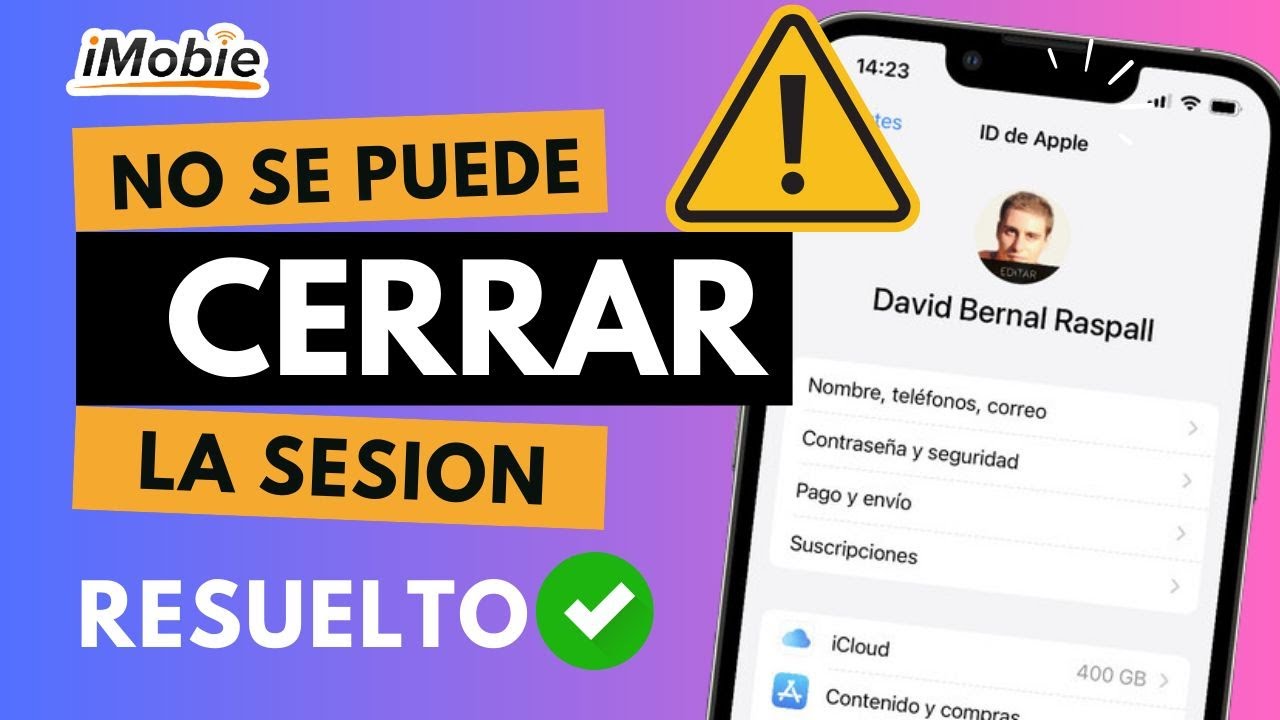 🔧 Solución: No puedes cerrar sesión de Apple ID o iCloud en tu iPhone por restricciones [Nuevo✅]