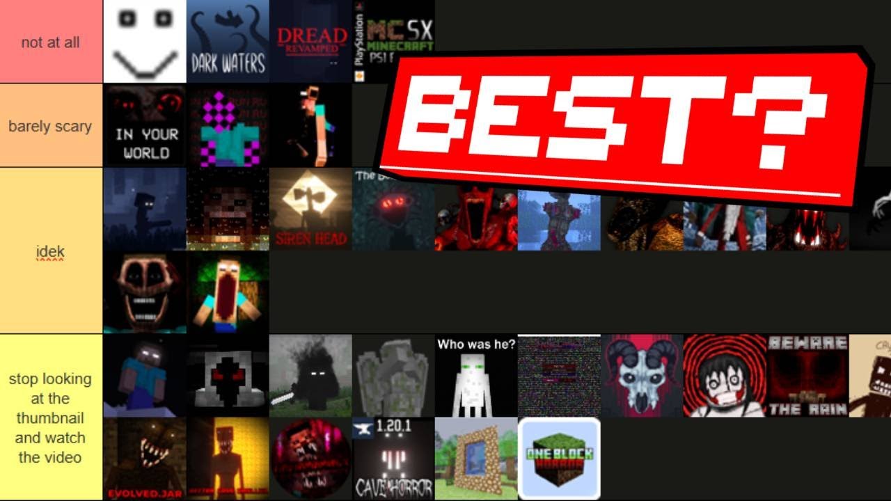 Ranking the SCARIEST Minecraft Horror Mods Ever Made