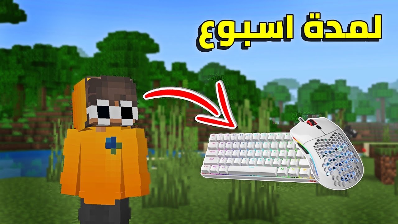 احاول اتدرب على ماوس والكيبورد لمدة اسبوع كامل !!