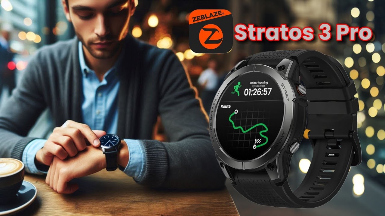 Zeblaze Stratos 3 Pro - Unboxing e Review, um Smartwatch direto e reto!