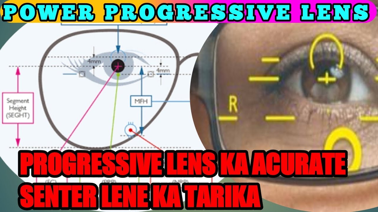 Progressive Lens ka senter lene ka tarika | informative video for Progressive lens middle senter